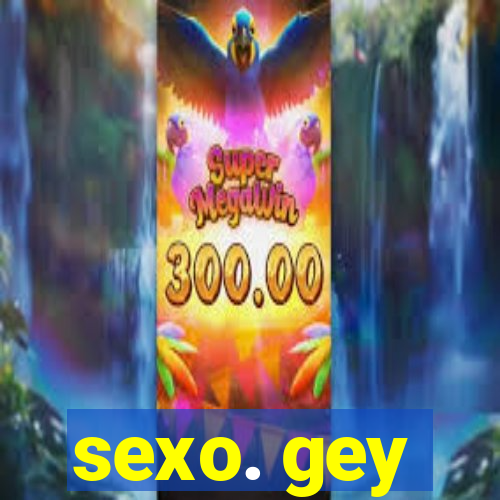 sexo. gey